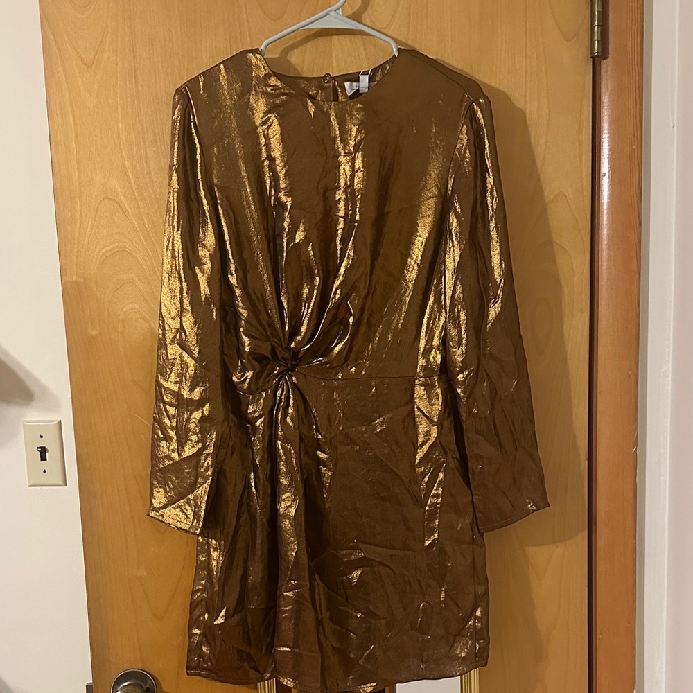 & Other Stories Bronze Dress